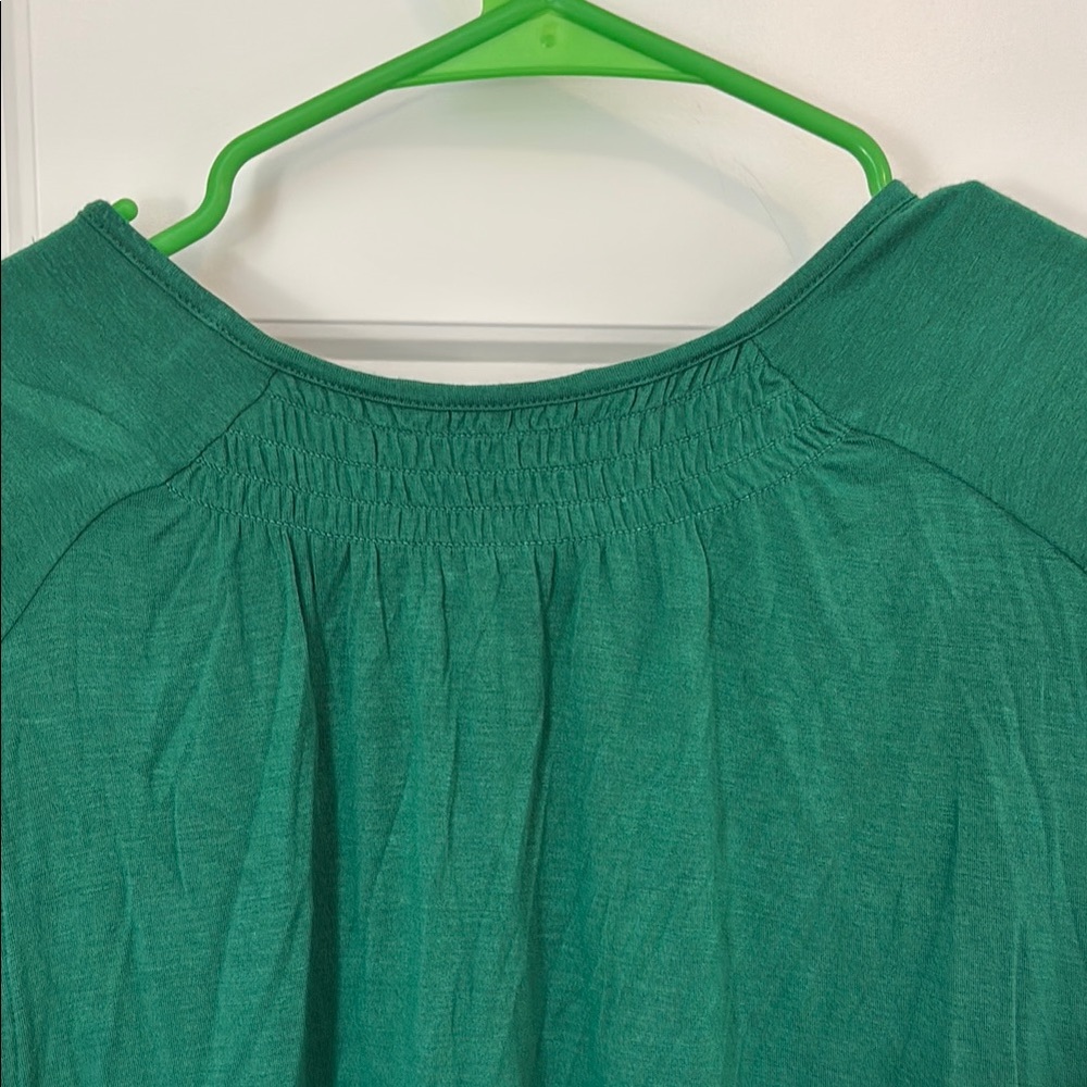 Banana Republic Green Pleated Sleeveless Top - Picture 7 of 10